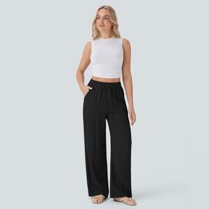 Halara Black Wide-Leg Women's Pants